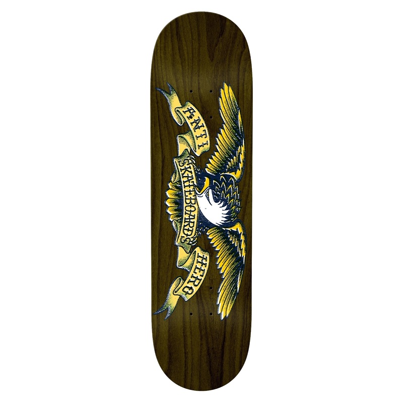 Anti Hero Mis-Register Eagle Skateboard Deck in 8.5"