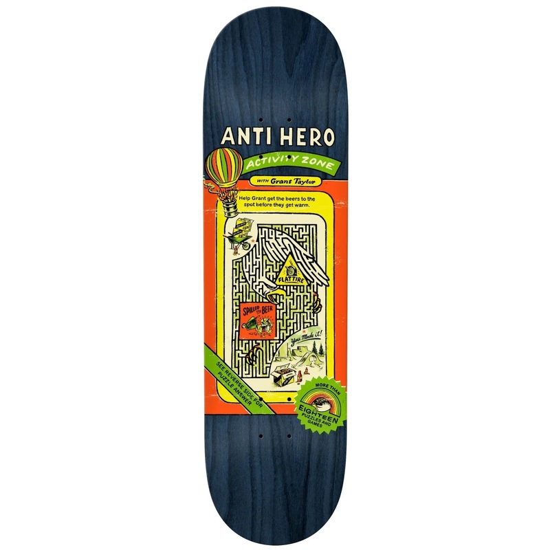 Anti Hero Taylor Activities Skateboard Deck in 8.5"