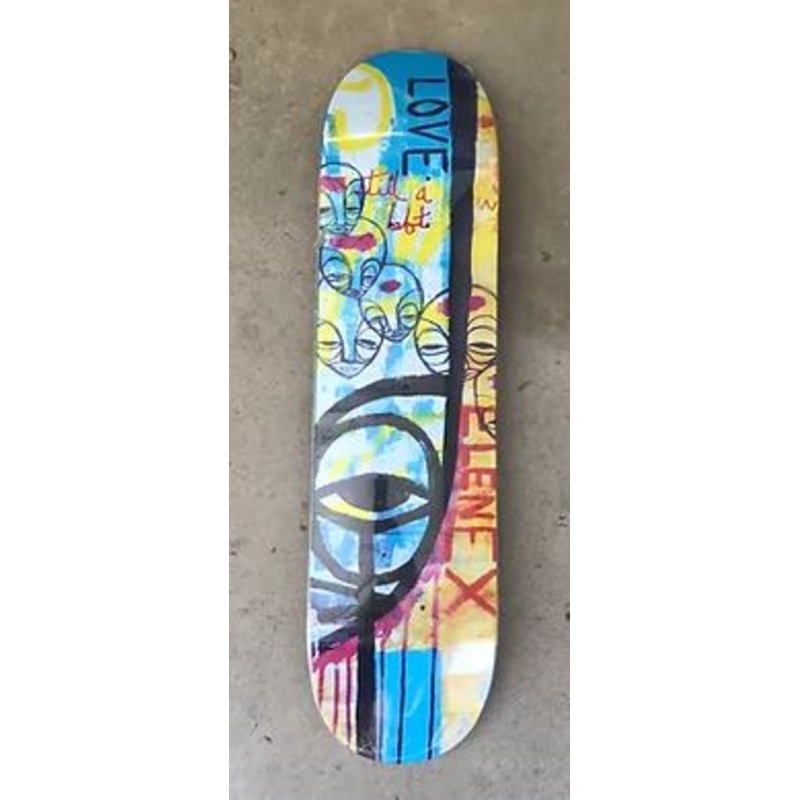 Elenex Love By Kris Markovich Skateboard Deck in Assorted Stains