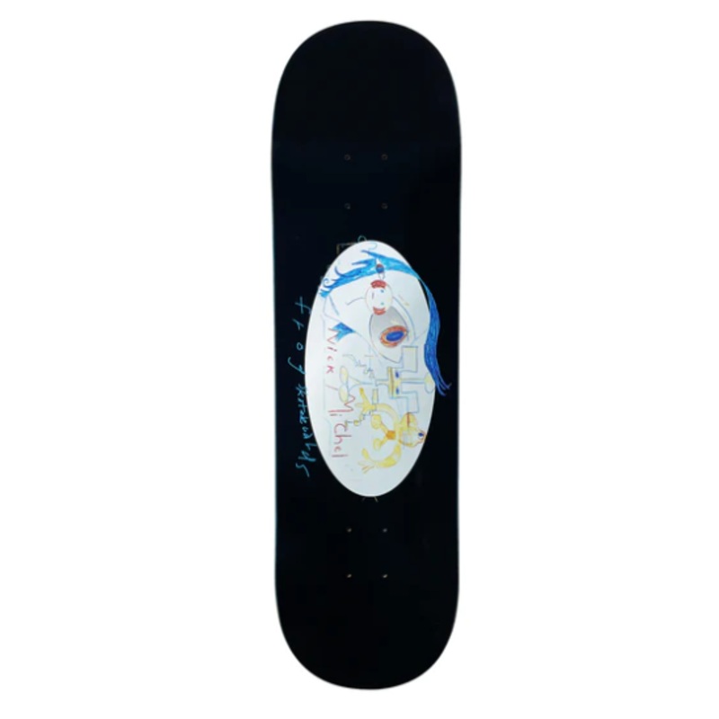 Frog Mysterious Eye (Nick Michel) Skateboard in Black