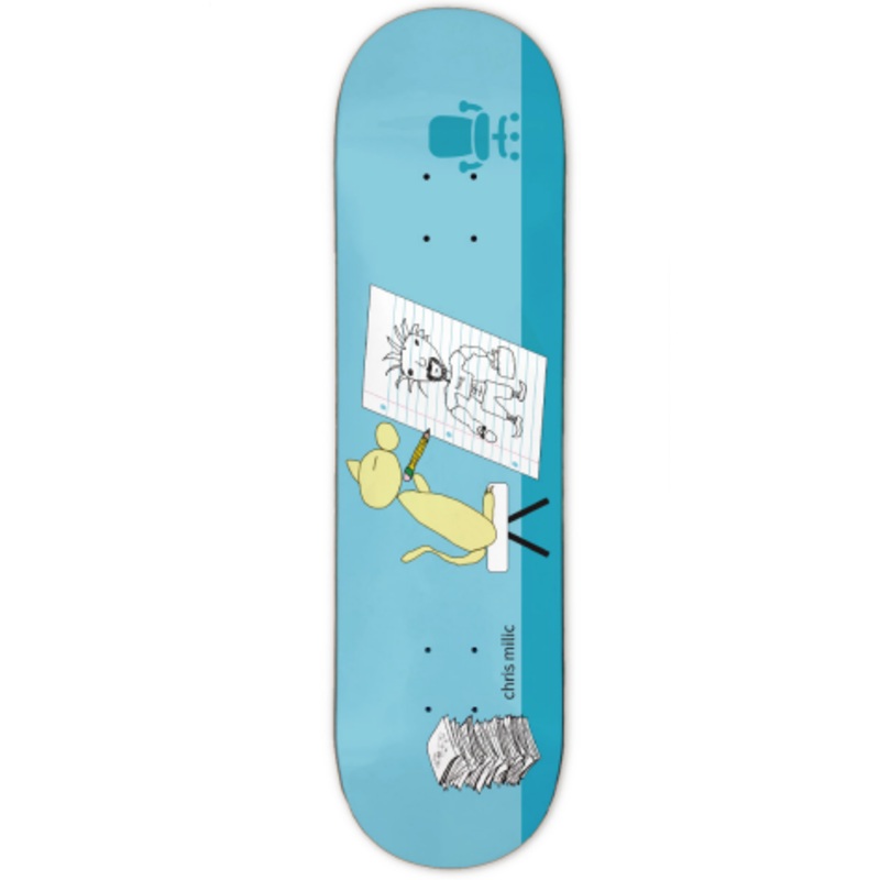 Frog The Artist (Chris Milic) Skateboard in Blue