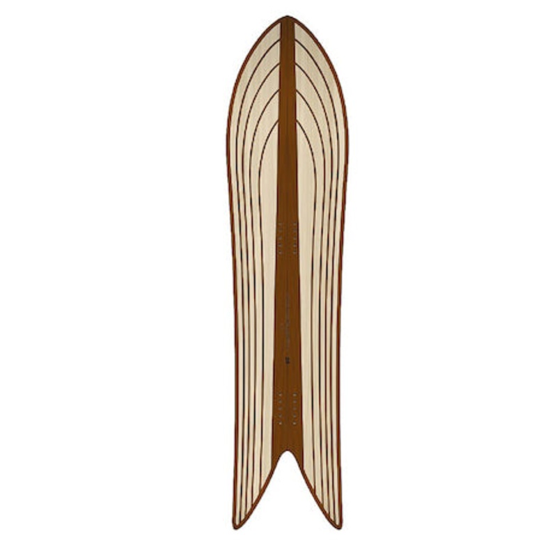 Gentemstick Rocket Fish Outline Core Snowboard 2023