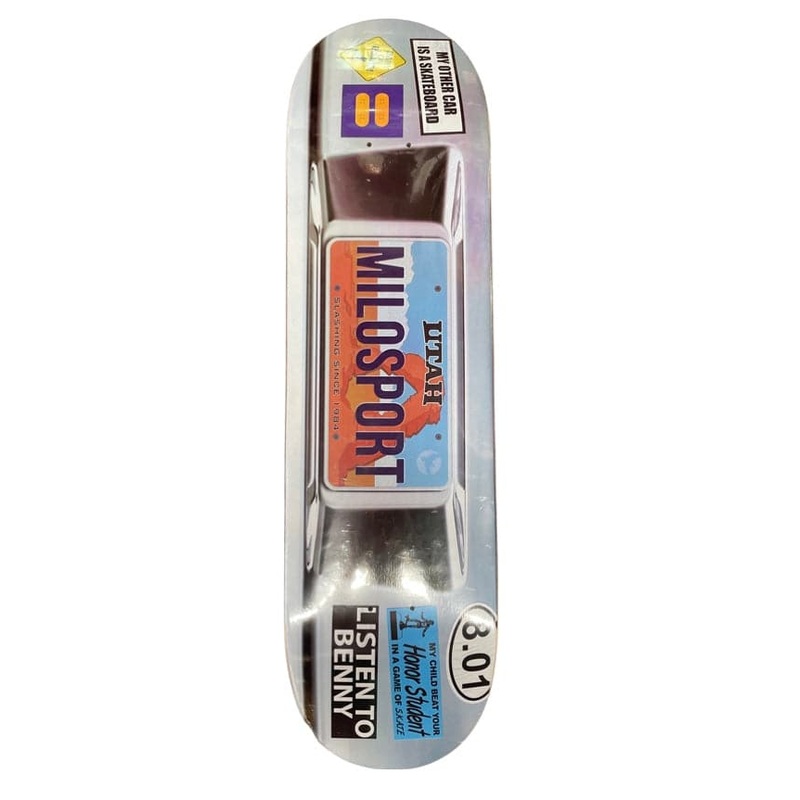 Milosport Bumper Sticker Skate Deck