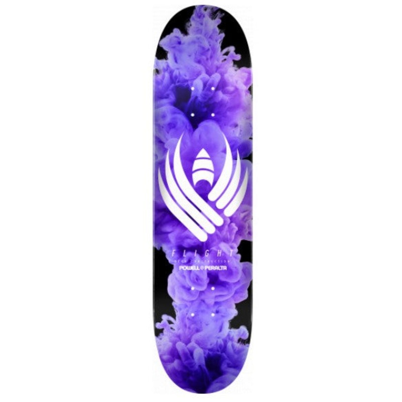 Powell Peralta Flight Color Burst Purple Skate Deck in 8.5''