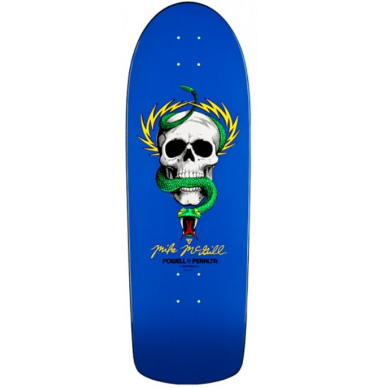 Powell Peralta Mcgill OG Skull and Snake in Navy Skateboard Deck in 10"