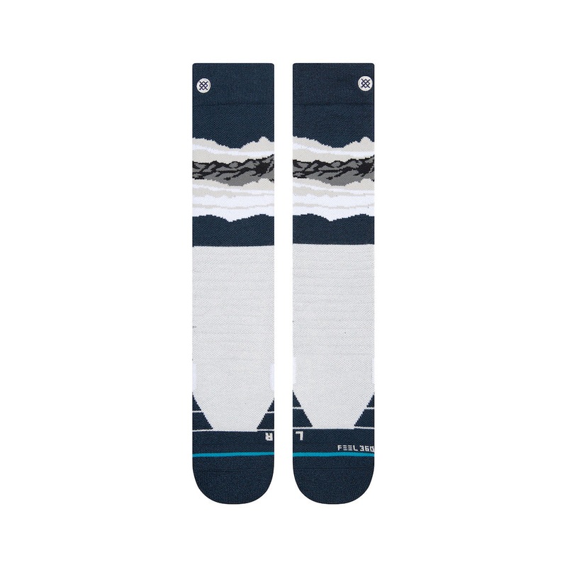 Stance Chin Valley Snow Sock in Blue 2023