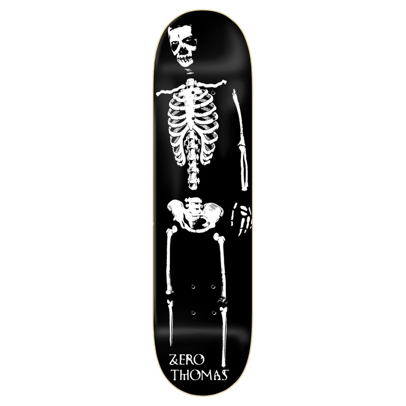 Zero Dying To Live Skeleton Skateboard Deck