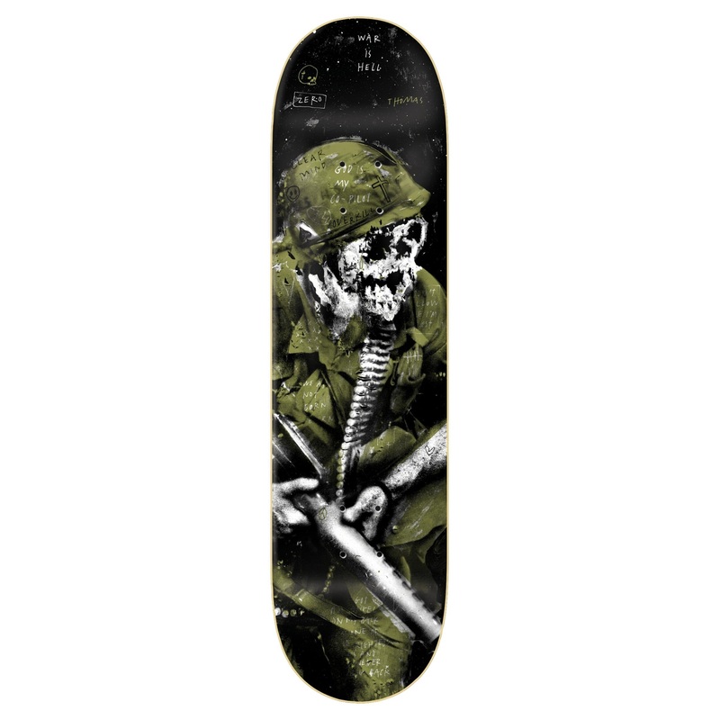 Zero Thomas War Is Hell Skateboard Deck