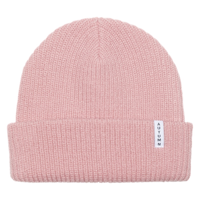 Autumn Basic Youth Beanie In Dusty Pink