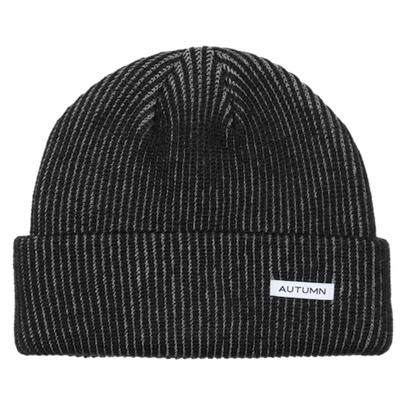 Autumn Cord Beanie In Black