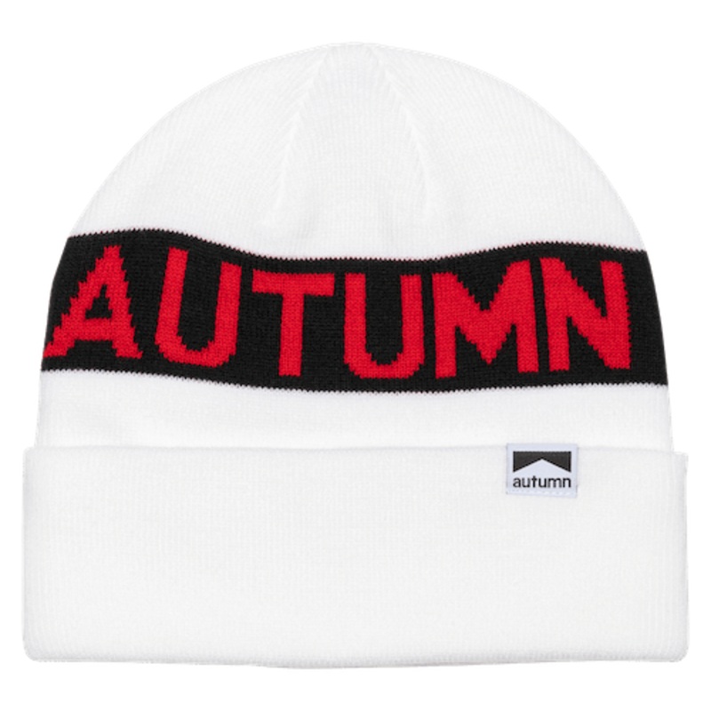 Autumn Halftime Beanie In White