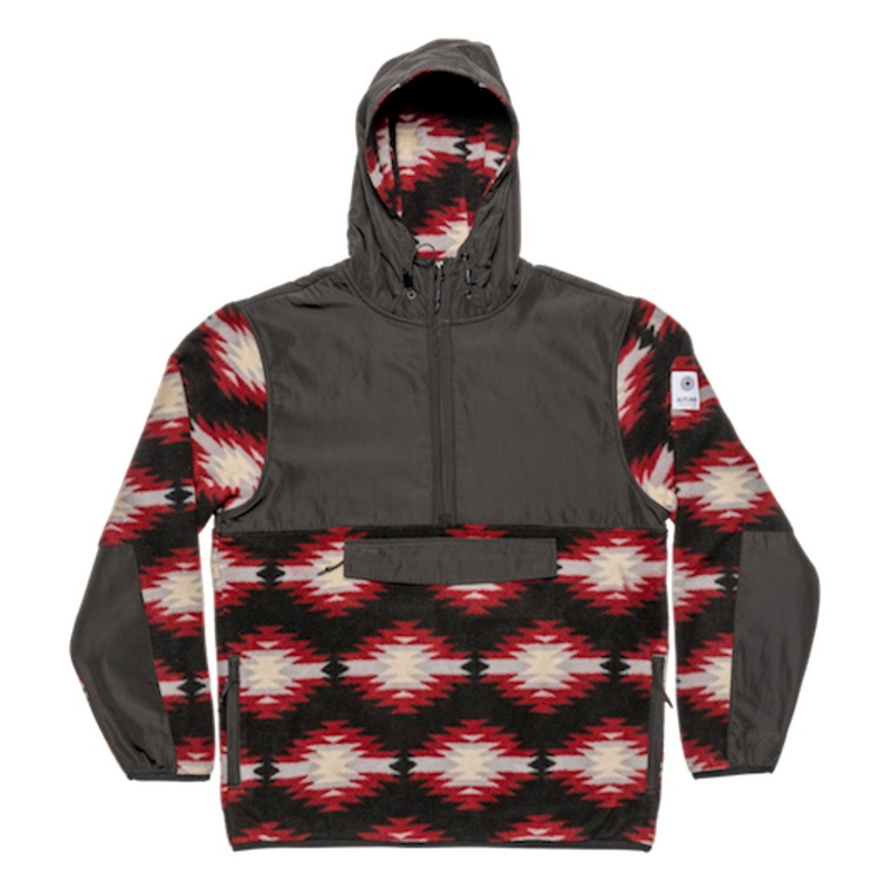 Autumn Horizon Hooded Fleece In Blanket