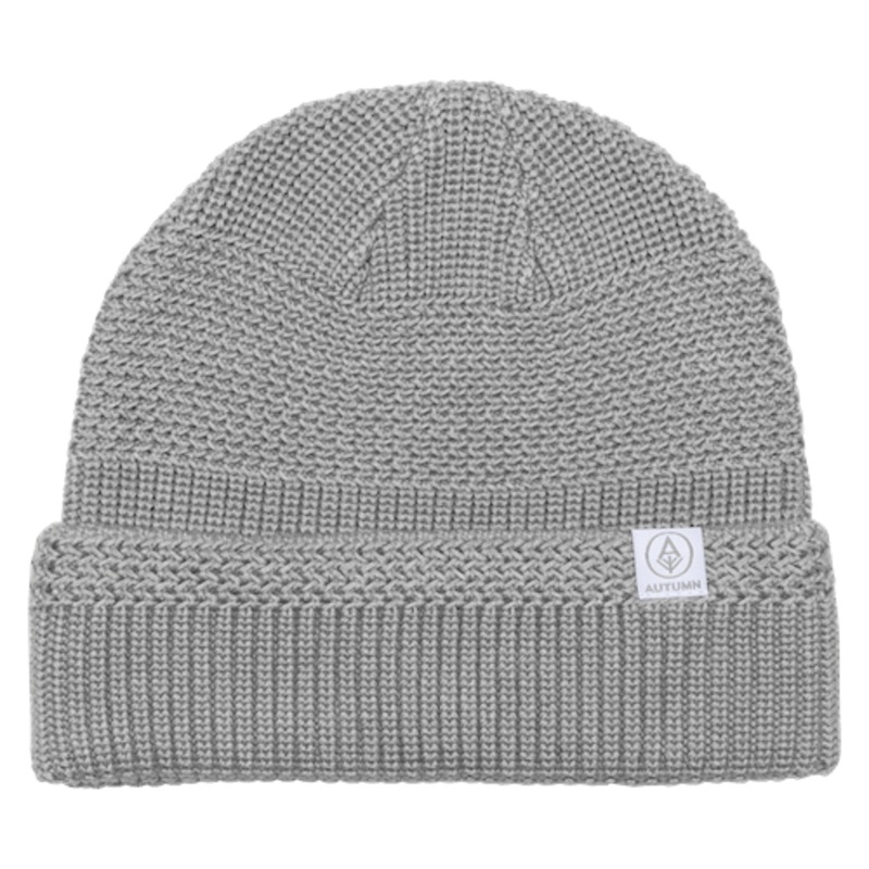Autumn Knot Sustainable Beanie In Grey