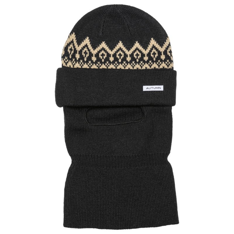 Autumn Mask Beanie In Black