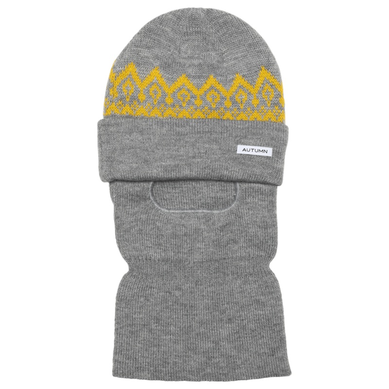 Autumn Mask Beanie In Grey