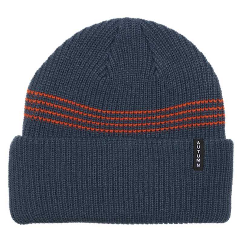 Autumn Mini Stripe In Beanie Slate