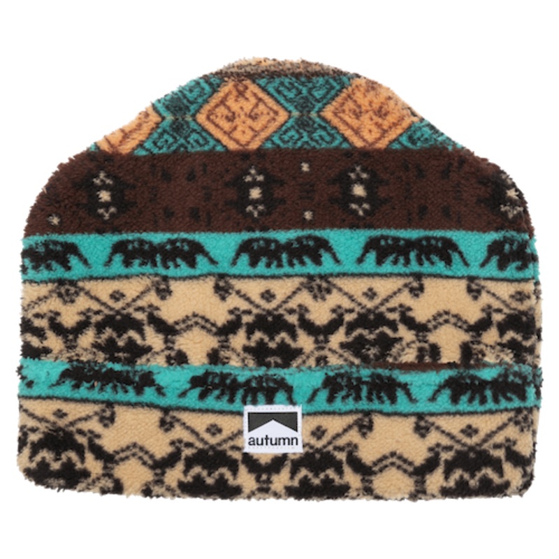 Autumn Mtn Goat Beanie In Aztec