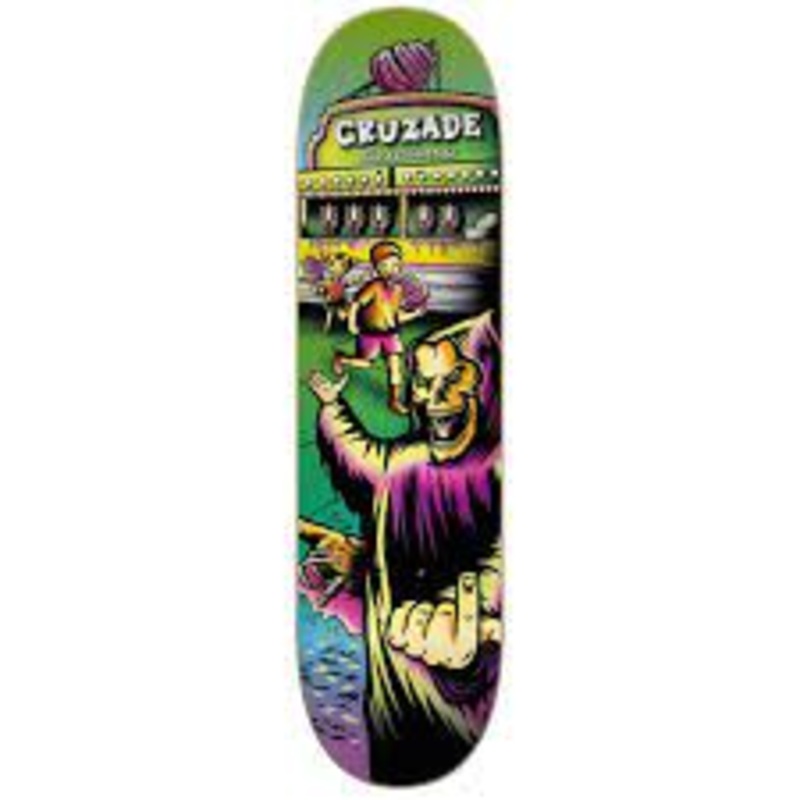 Cruzade Cotton Shop Skateboard Deck in 8.25''