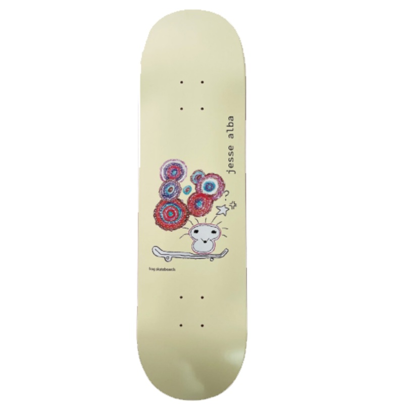 Frog Jesse Alba Skateboard in Yellow