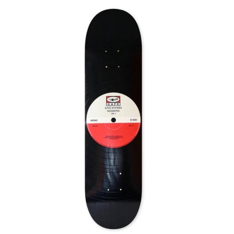 Skateboard Cafe 45 Deck in Grey and Cardinal in 8.25"
