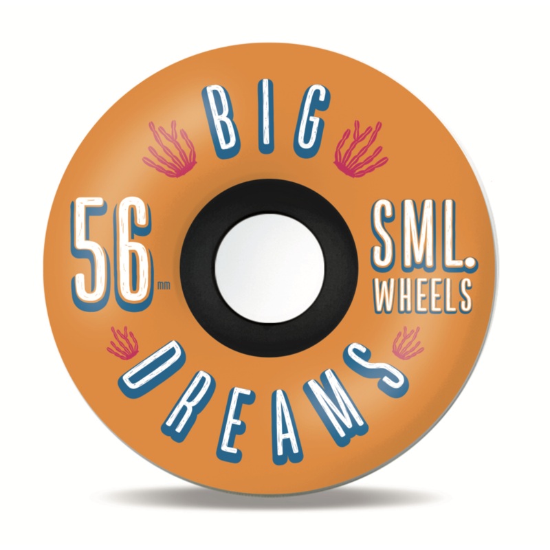 SML Succulent Cruiser Wheels in Sun Up in 56mm 92a