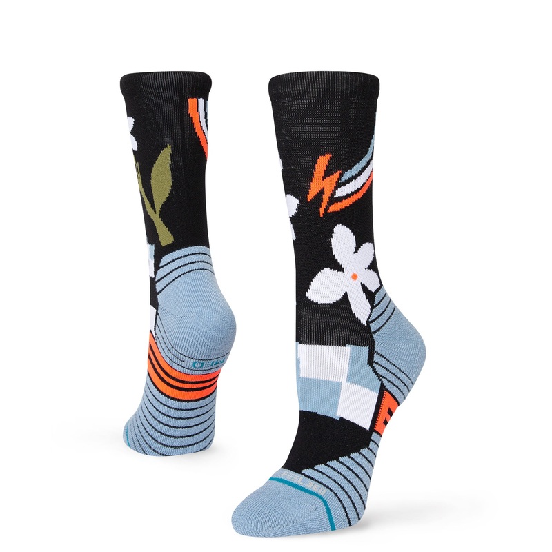 Stance Brickyard Race Crew Sock in Black