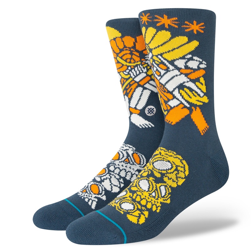 Stance Dj Warrior Sock in Blue