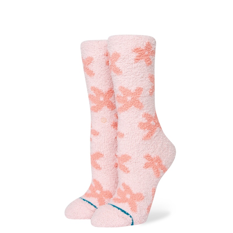 Stance Pollen Plush Sock in Pink