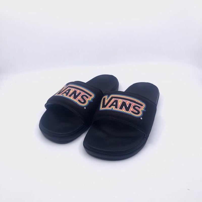 Vans La Costa Slides in Pride and Black
