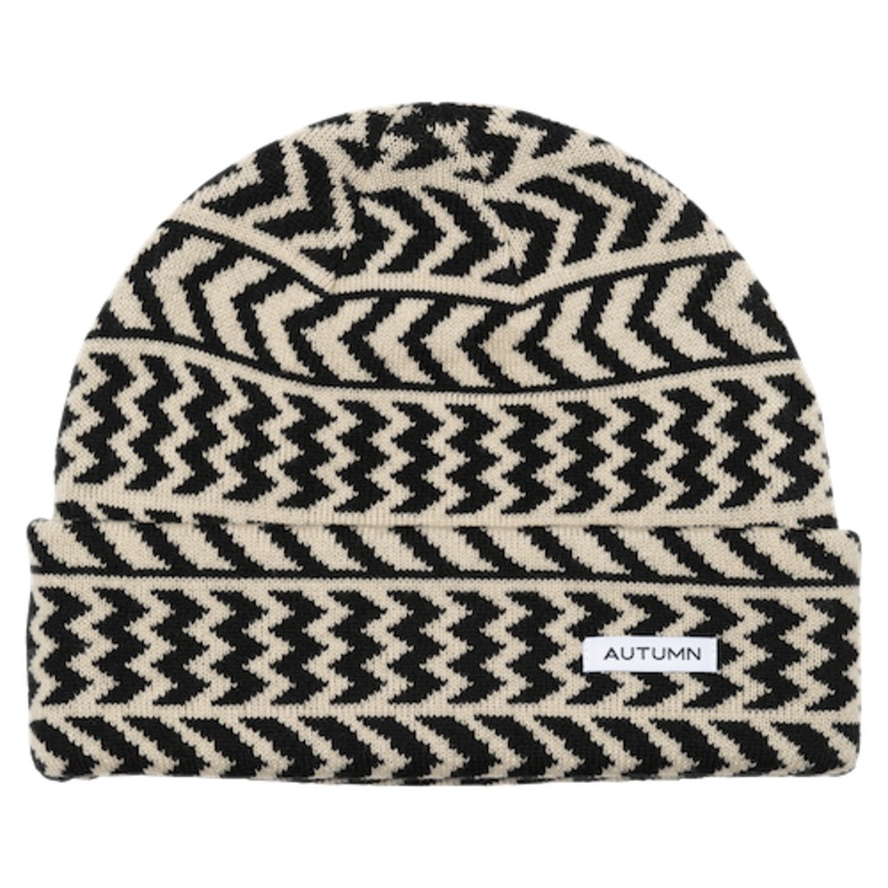Autumn Chevron Beanie In Natural