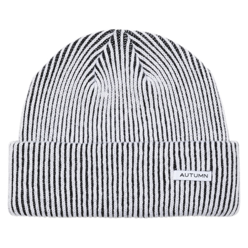 Autumn Cord Beanie In White
