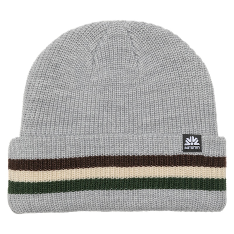 Autumn Cuff Beanie In Light Grey