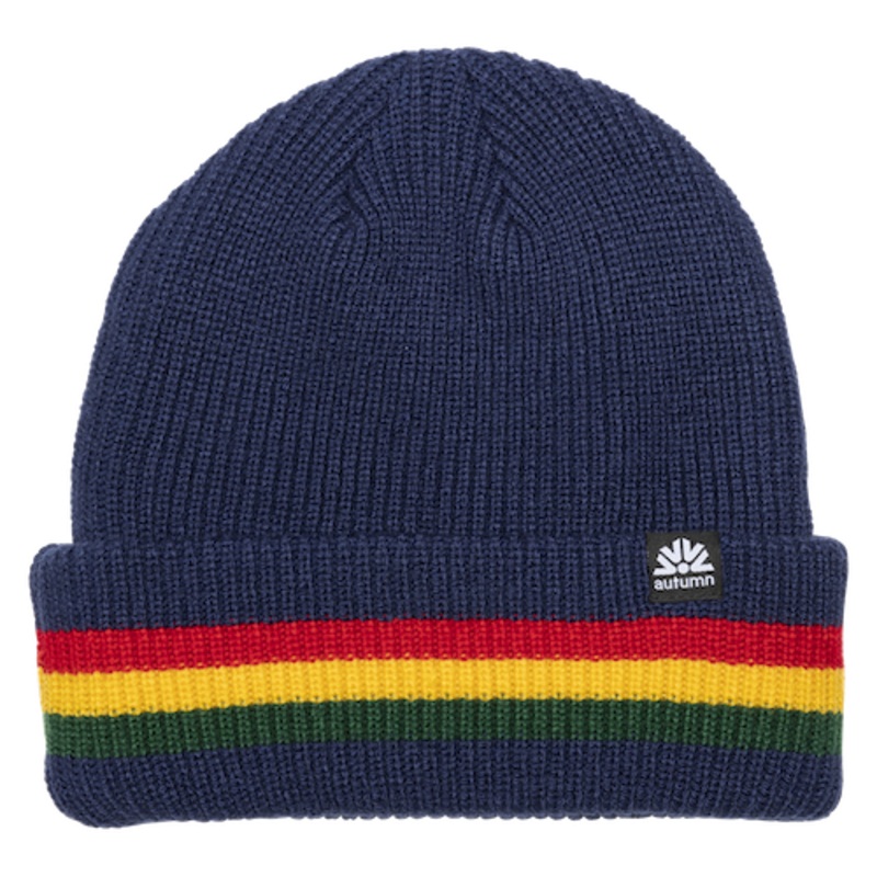 Autumn Cuff Beanie In Navy