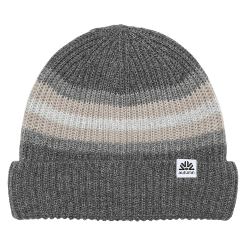 Autumn Gradient Beanie In Grey