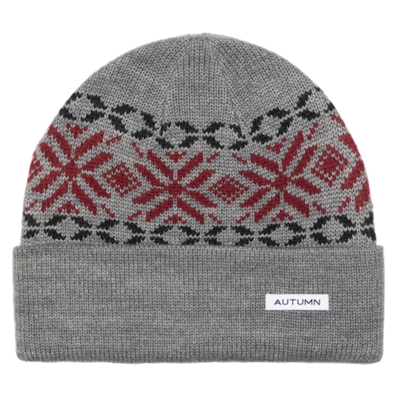 Autumn Roots Beanie In Grey