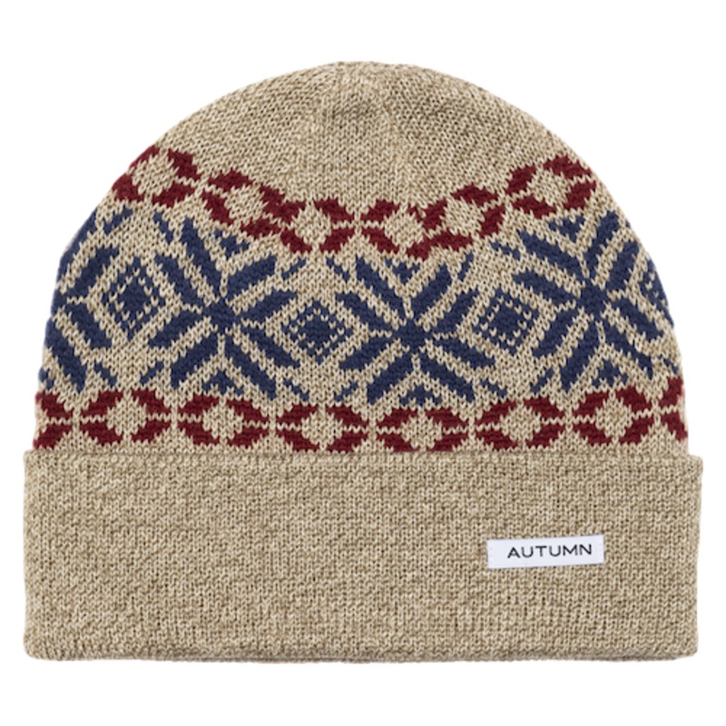 Autumn Roots Beanie In Oatmeal