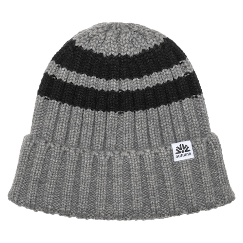 Autumn Rugby Beanie In Dark Grey