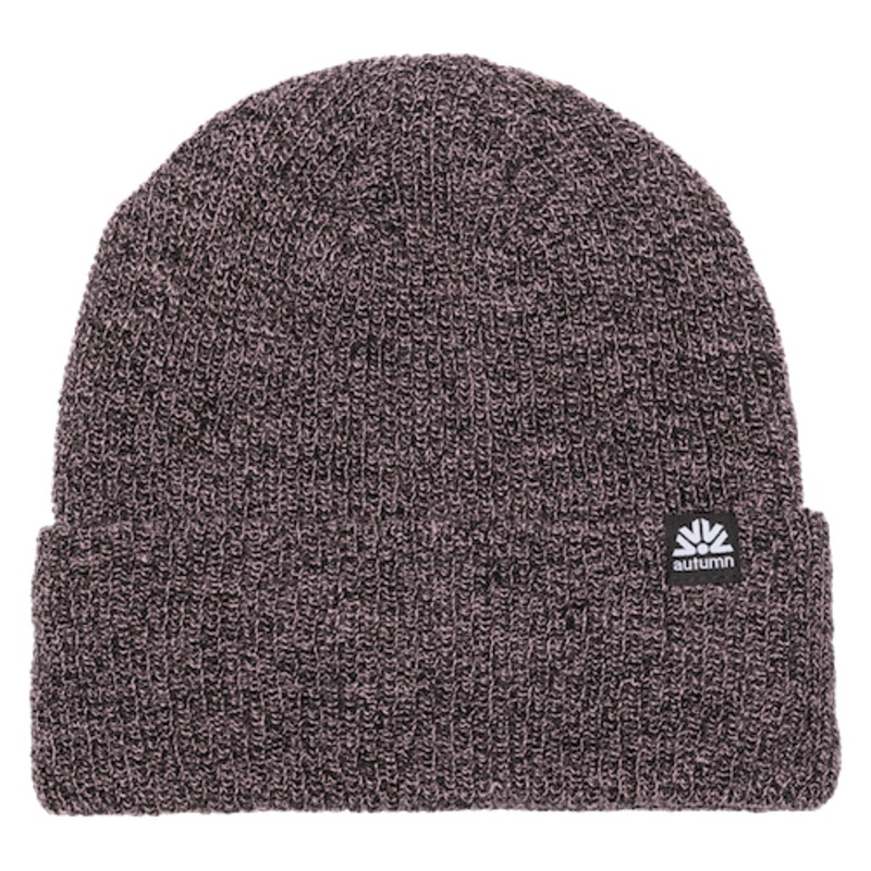 Autumn Simple Beanie In Pink Marl