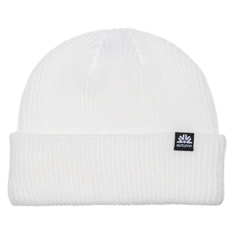 Autumn Simple Beanie In White