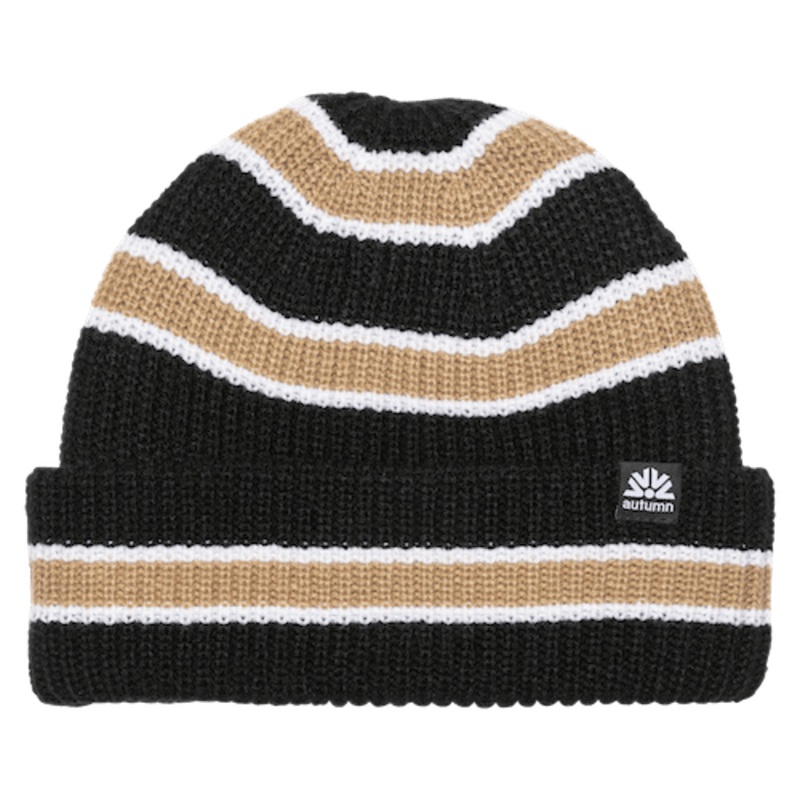 Autumn Slacker Beanie In Black