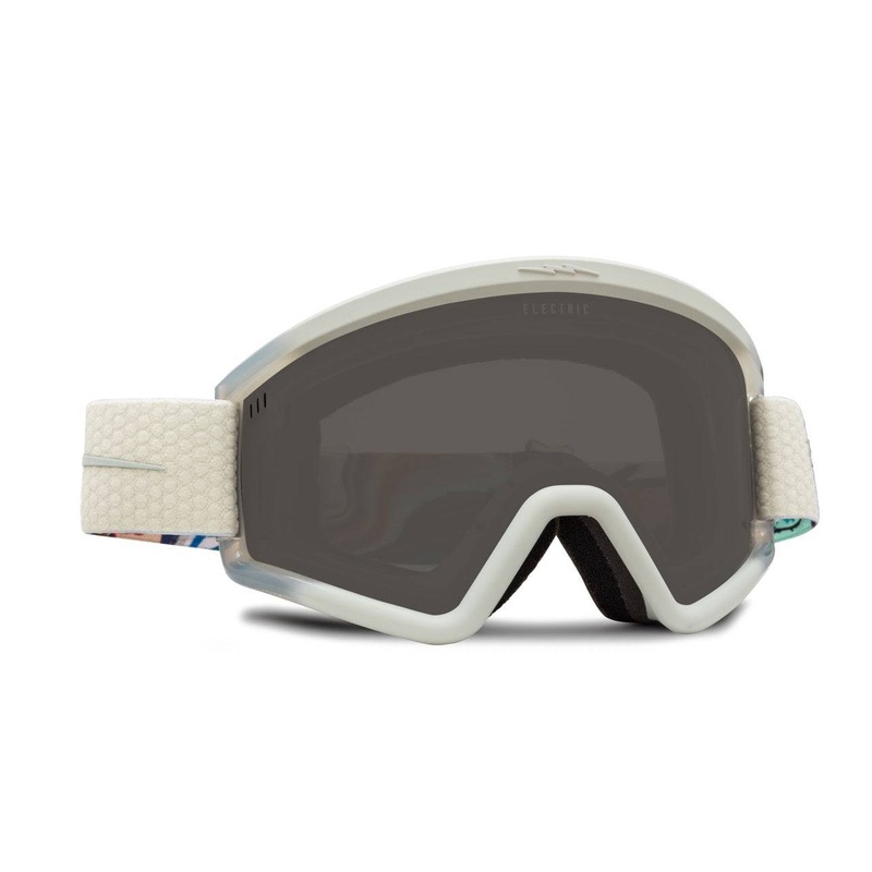 Electric Hex Snow Goggle in the Lurking Class Collab Frames with a Dark Grey Lens and a Yellow Bonus Lens 2023