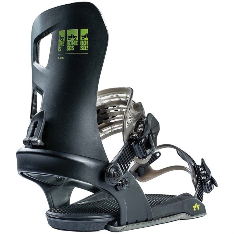Rome Ace Kids Snowboard Bindings in in Black 2023
