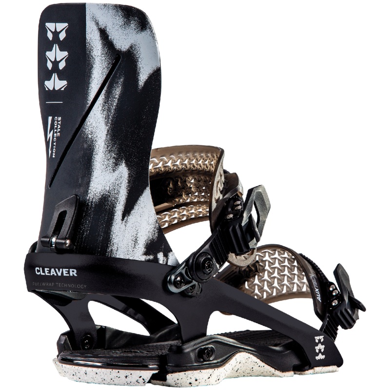 Rome Cleaver Snowboard Bindings in in White 2023