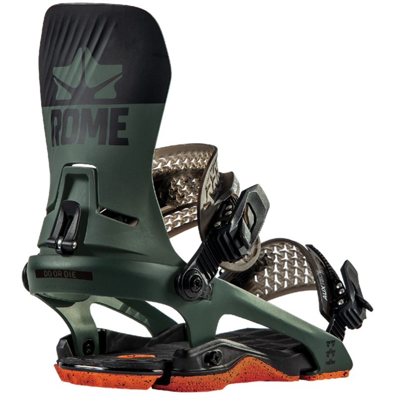 Rome DOD Snowboard Bindings in in Green 2023