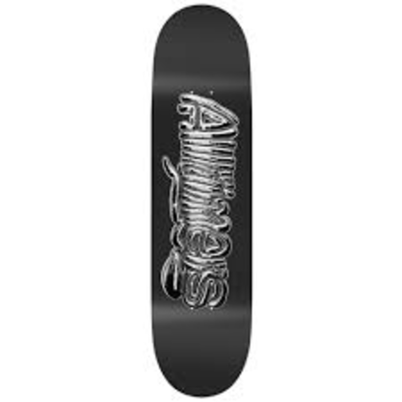Alltimers Balloon Deck Black Skateboard Deck in 8.25"