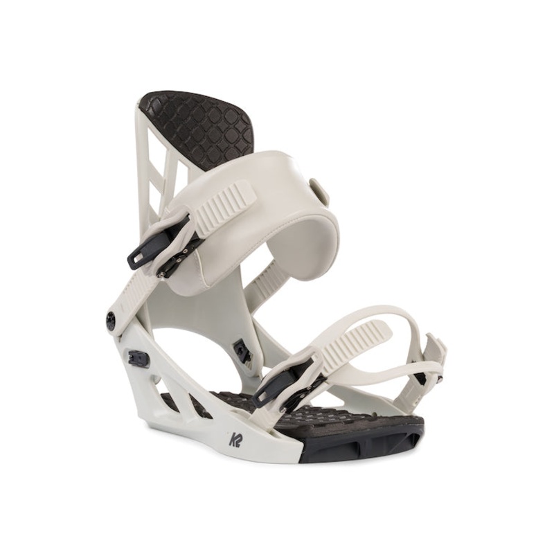 K2 Indy Snowboard Binding in Light Grey 2023