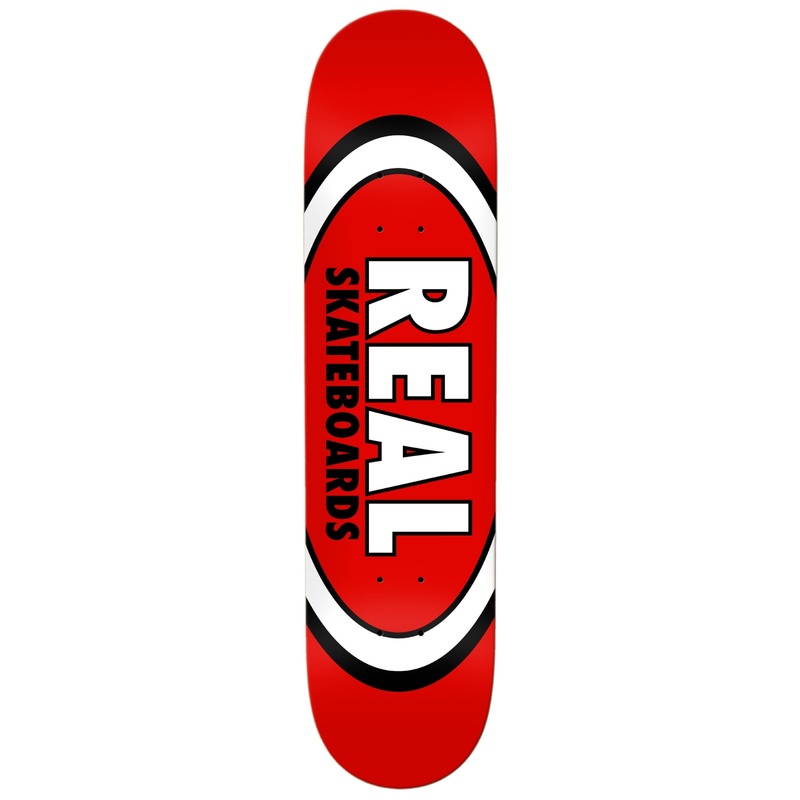 Real Classic Oval Skate Deck in 8.12"