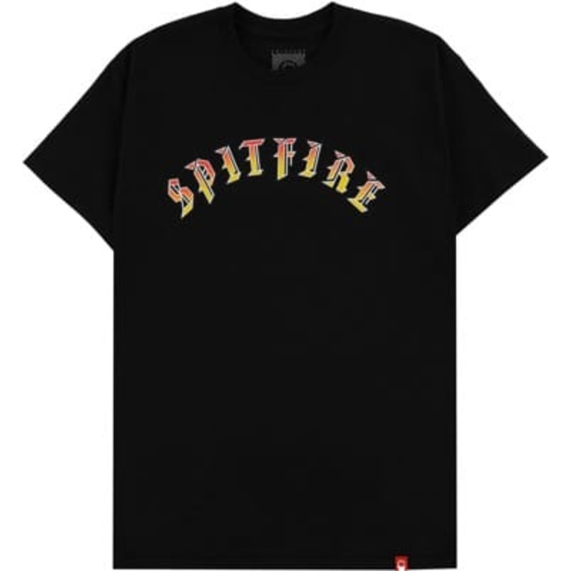 Spitfire Old E T Shirt in Black