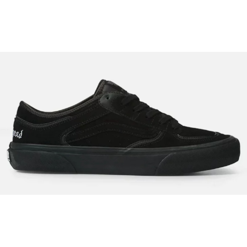 Vans Rowley Pro Shoe in Motorhead Skate Shoe in Black and Black