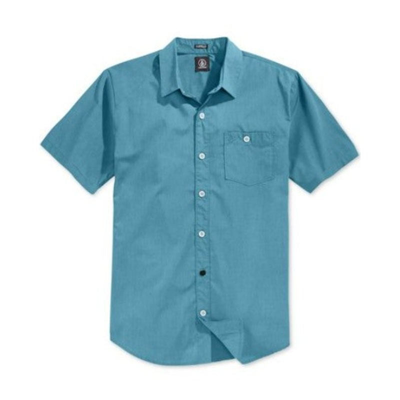 Volcom Everett Oxford Button up in Britt Blue